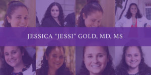 collage of images of Dr Jessica Gold